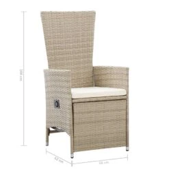 VidaXL - Tuinstoelen - Beige - Poly Rattan - 2 Stuks - Met Kussens -VIDAXL Winkel ff3d86e6bd6d488ba14b77d8f9f32462