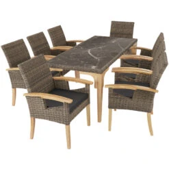 Tectake Wicker Stoel Rosarno, Natuur -VIDAXL Winkel ff9f81df0fc04a4a83e28b82178faaf2
