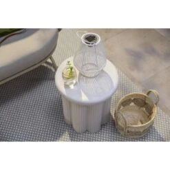 Tuinbijzettafel Parga - Zand - 45xØ40 Cm -VIDAXL Winkel sf 50155603 02