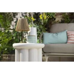 Tuinbijzettafel Parga - Zand - 45xØ40 Cm -VIDAXL Winkel sf 50155603 03