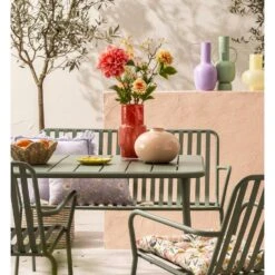 Tuinbank Vence - Metaal Lichtgroen - 81x114x62 Cm -VIDAXL Winkel sf 50205024 9071